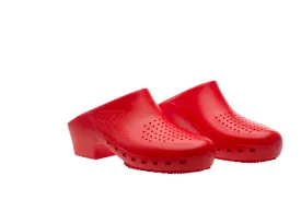 Calzuro Classic clogs with Upper Holes - Red