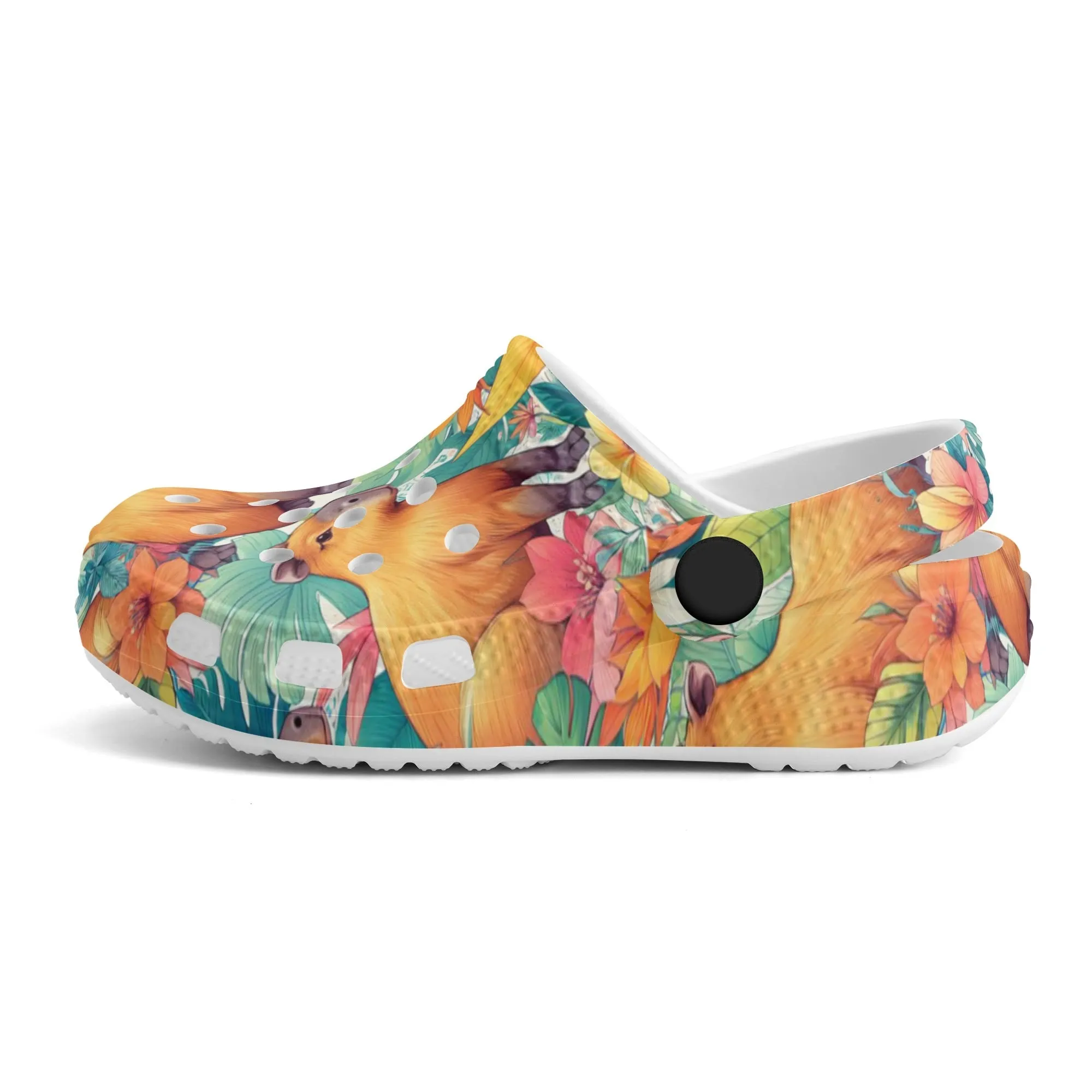 Capybara Clogs Kids All Over Printing Classic Clogs