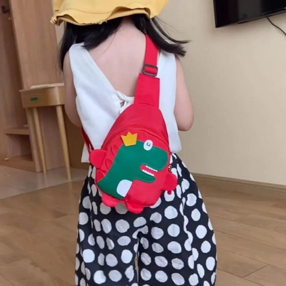 Cartoon Cute Little Dinosaur Nylon Children Diagonal Bag Children's Bags Wholesale