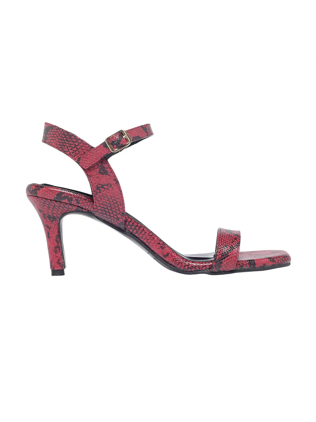 Catalina Red Kitten Heels