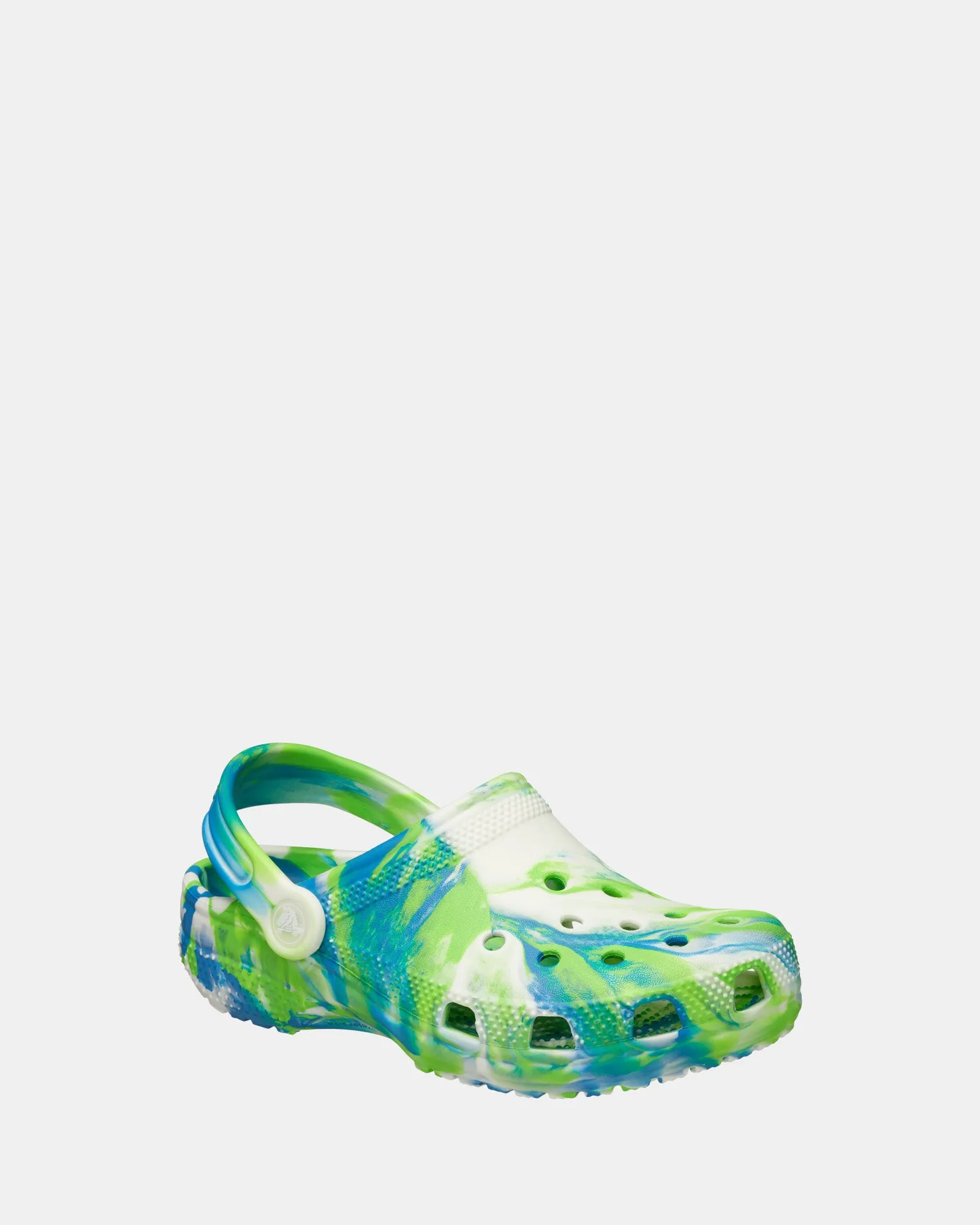 Classic Glow Marble Clog Infant Prep Blue/Multi