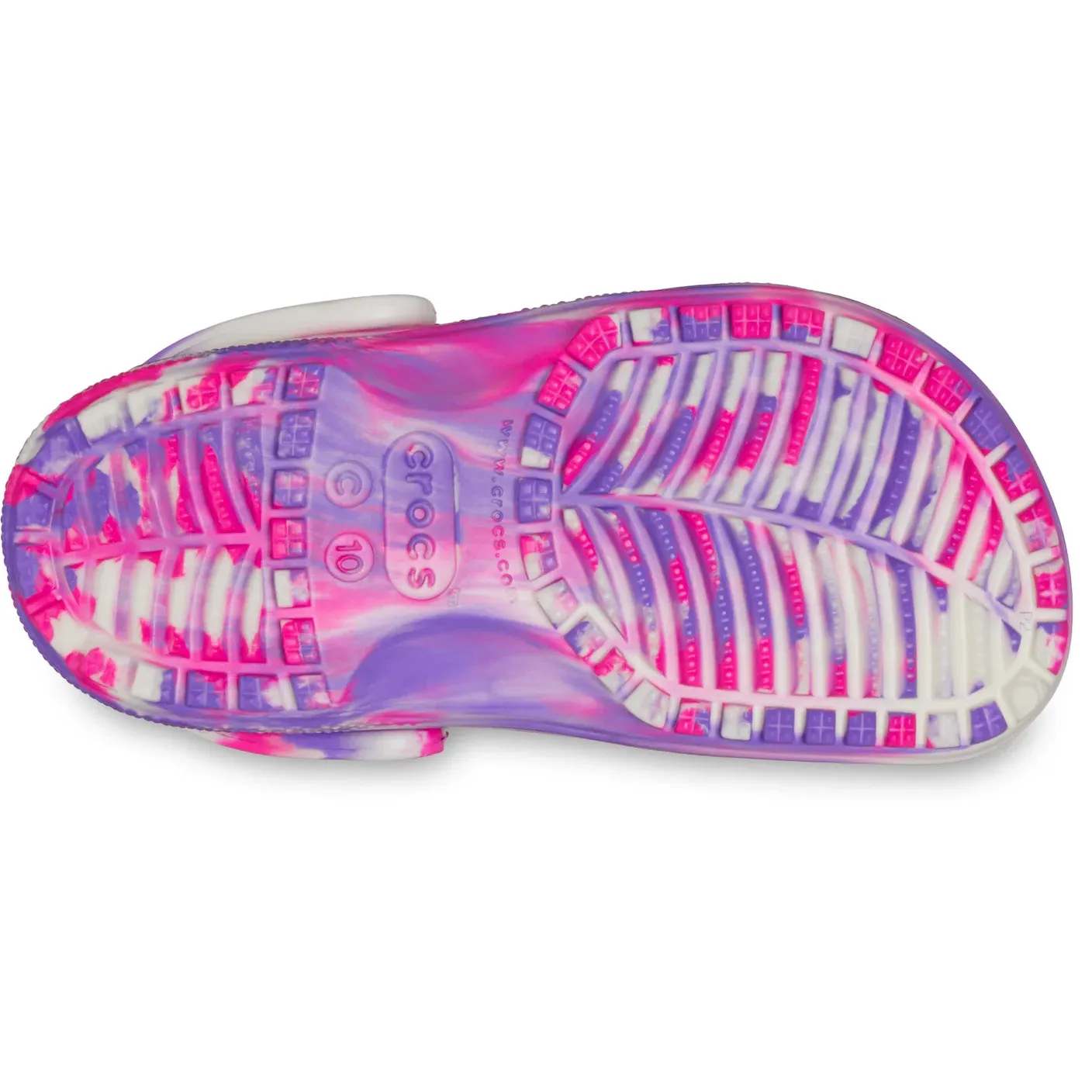 Classic Glow Marbled Clog Toddler - pink crush/multi