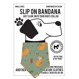 Creature Clothes Slip On Bandana Sloth