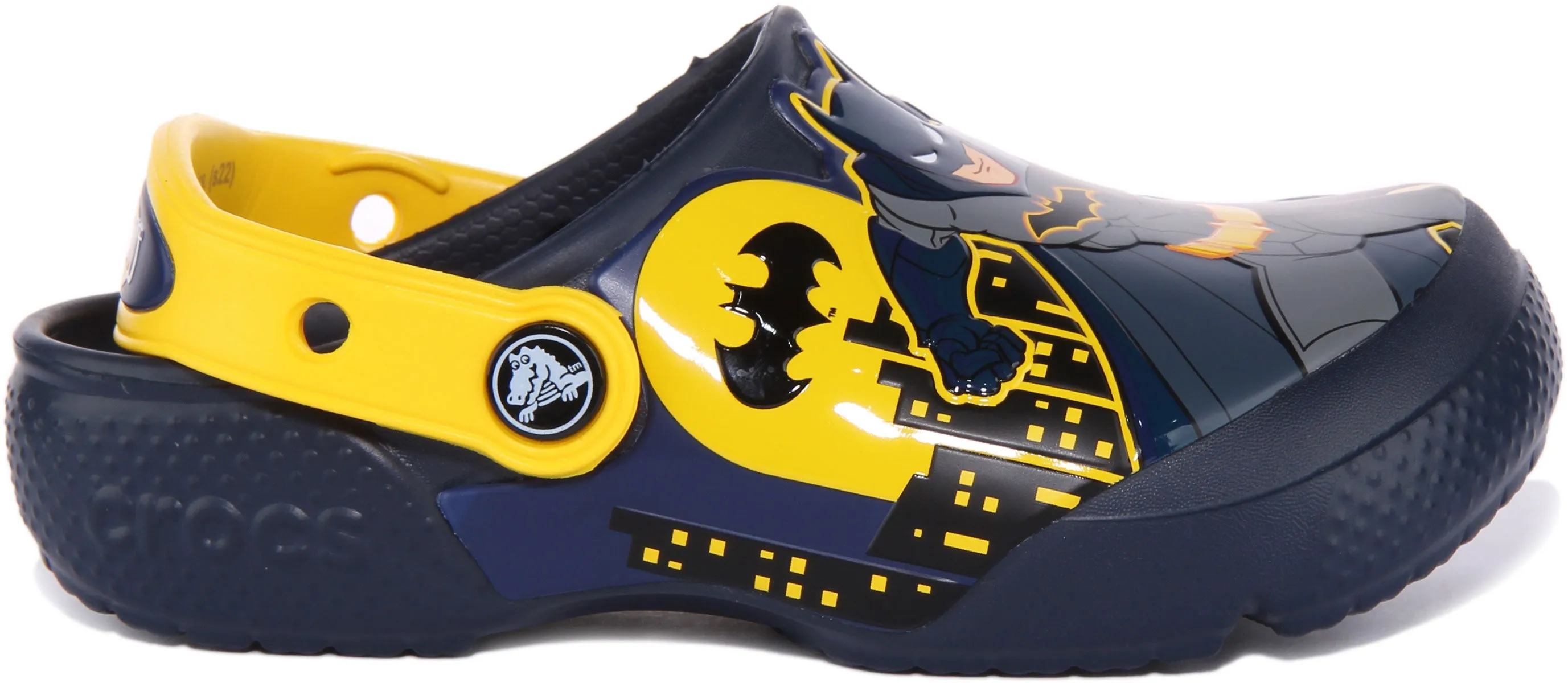 Crocs Batman Patch In Navy For Kids