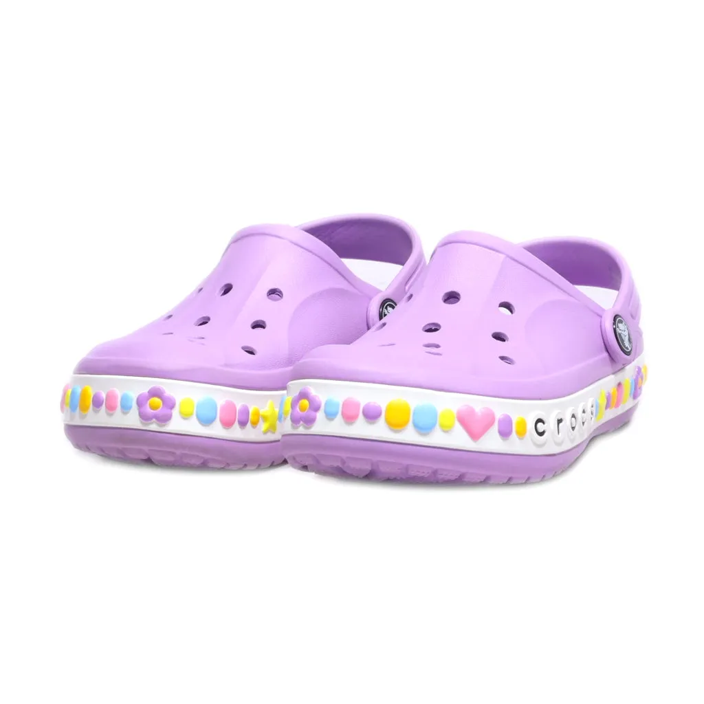 Crocs Bayaband Charm Band Clogs Rubber Purple Colour For Kids