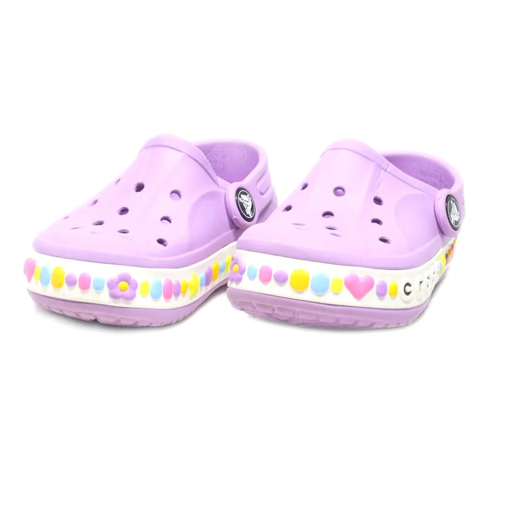 Crocs Bayaband Charm Clogs Eva Purple Colour For Kids