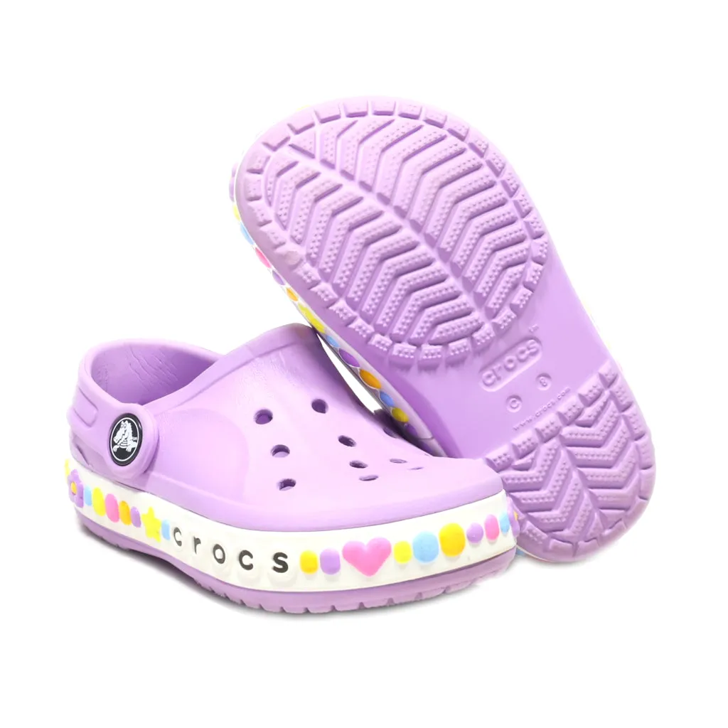 Crocs Bayaband Charm Clogs Eva Purple Colour For Kids