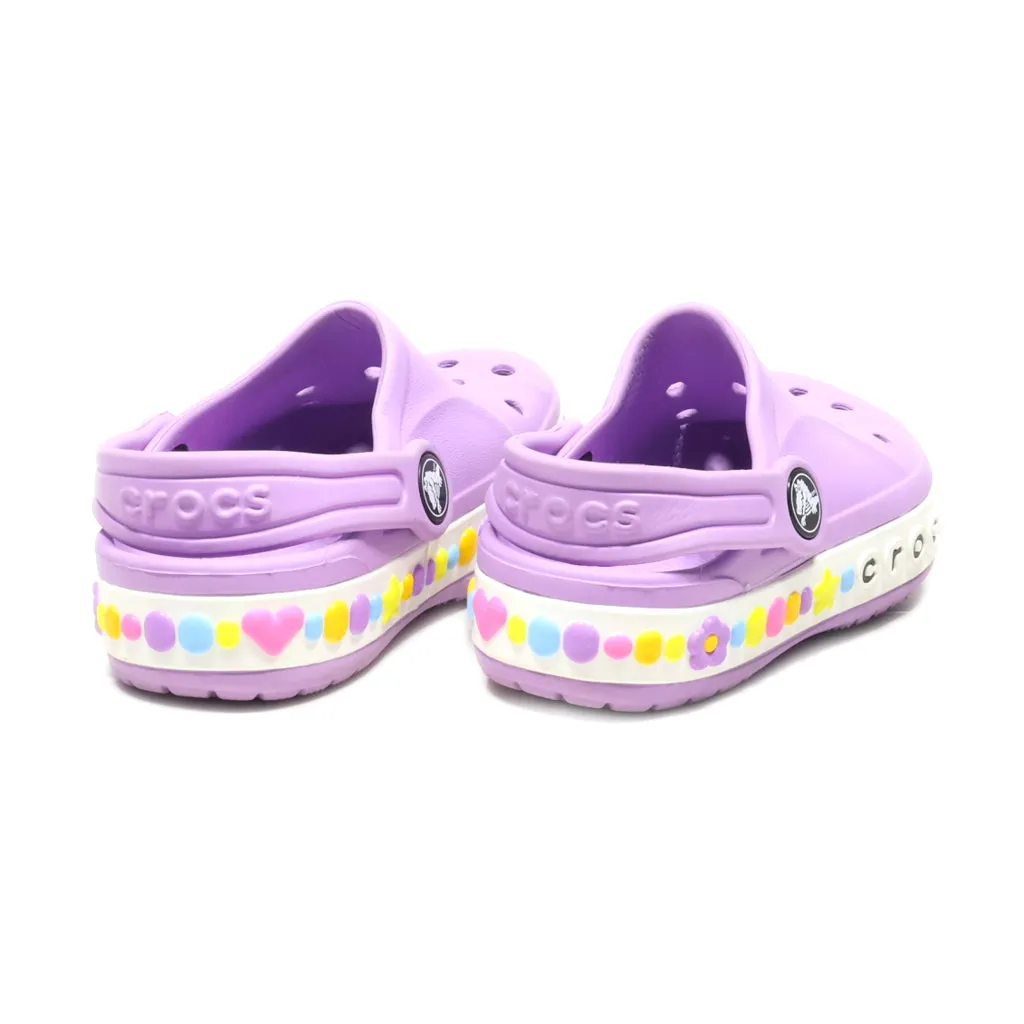 Crocs Bayaband Charm Clogs Eva Purple Colour For Kids