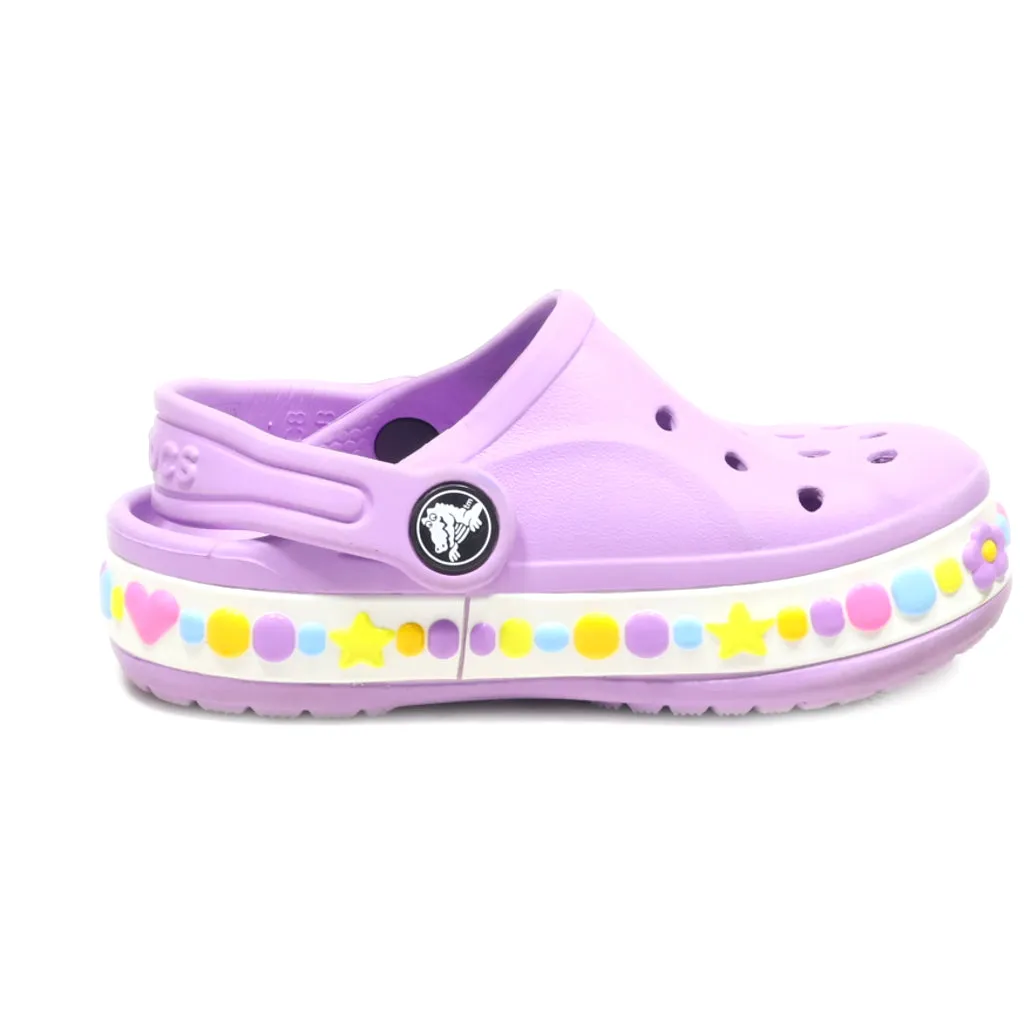 Crocs Bayaband Charm Clogs Eva Purple Colour For Kids