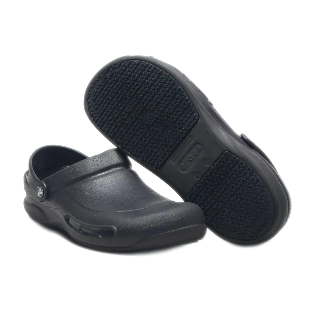 Crocs Bistro Slip Clogs Rubber Black Colour For Men