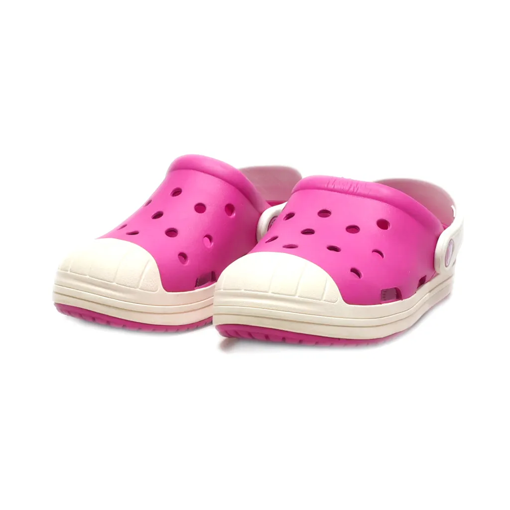 Crocs Bump It Clogs Rubber Pink Colour For Kids