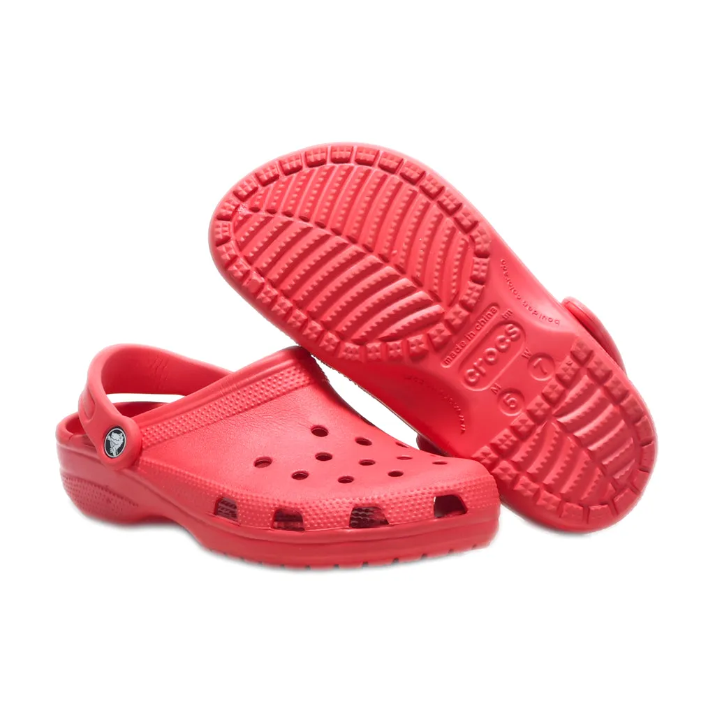 Crocs Classic Clogs Rubber Red Colour For Men