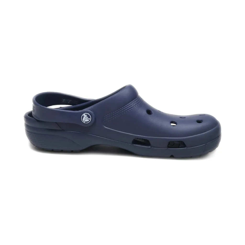 Crocs Classic Coast Clogs Rubber Blue Colour For Men