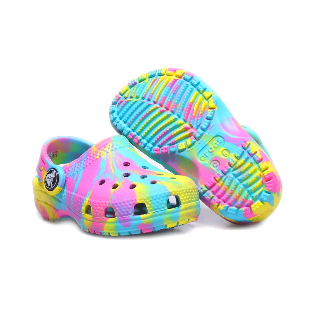 Crocs Clogs Rubber Multicolour Colour For Kids