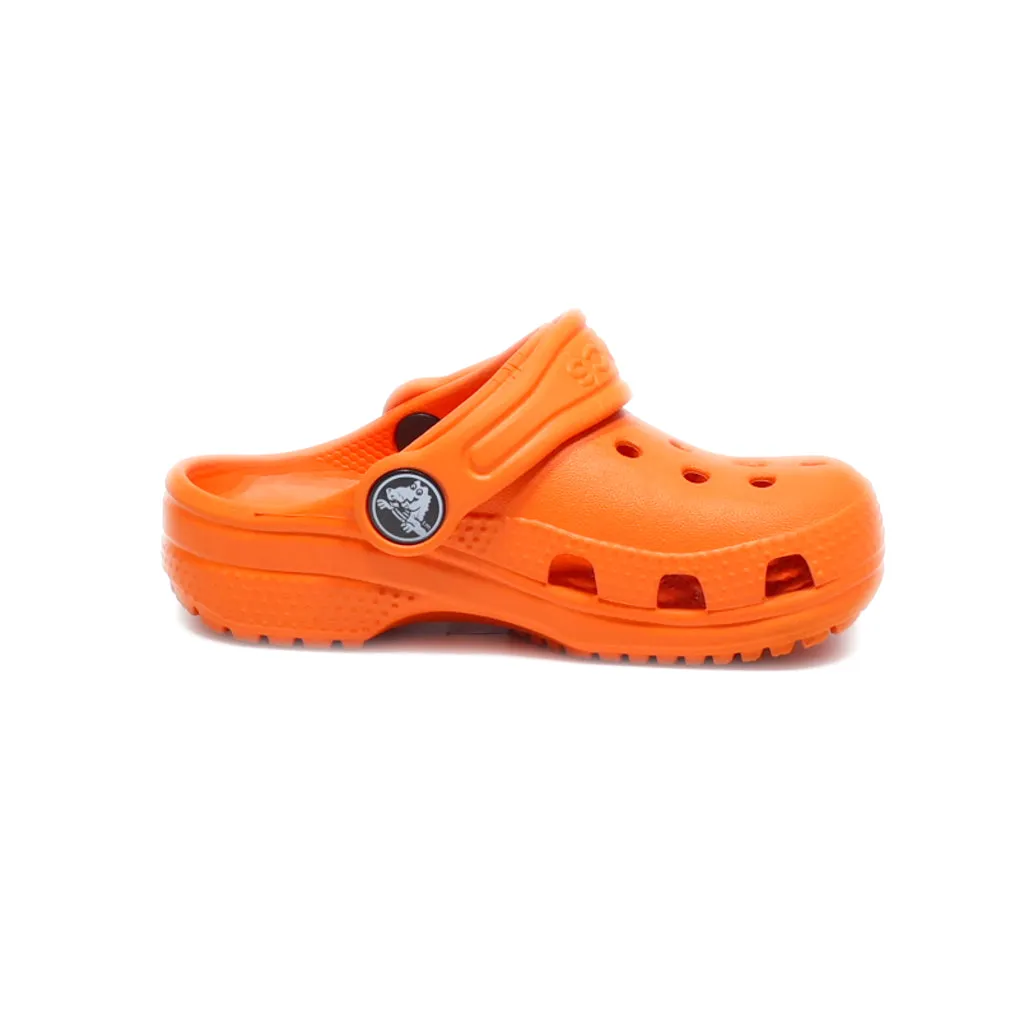 Crocs Clogs Rubber Orange Colour For Kids