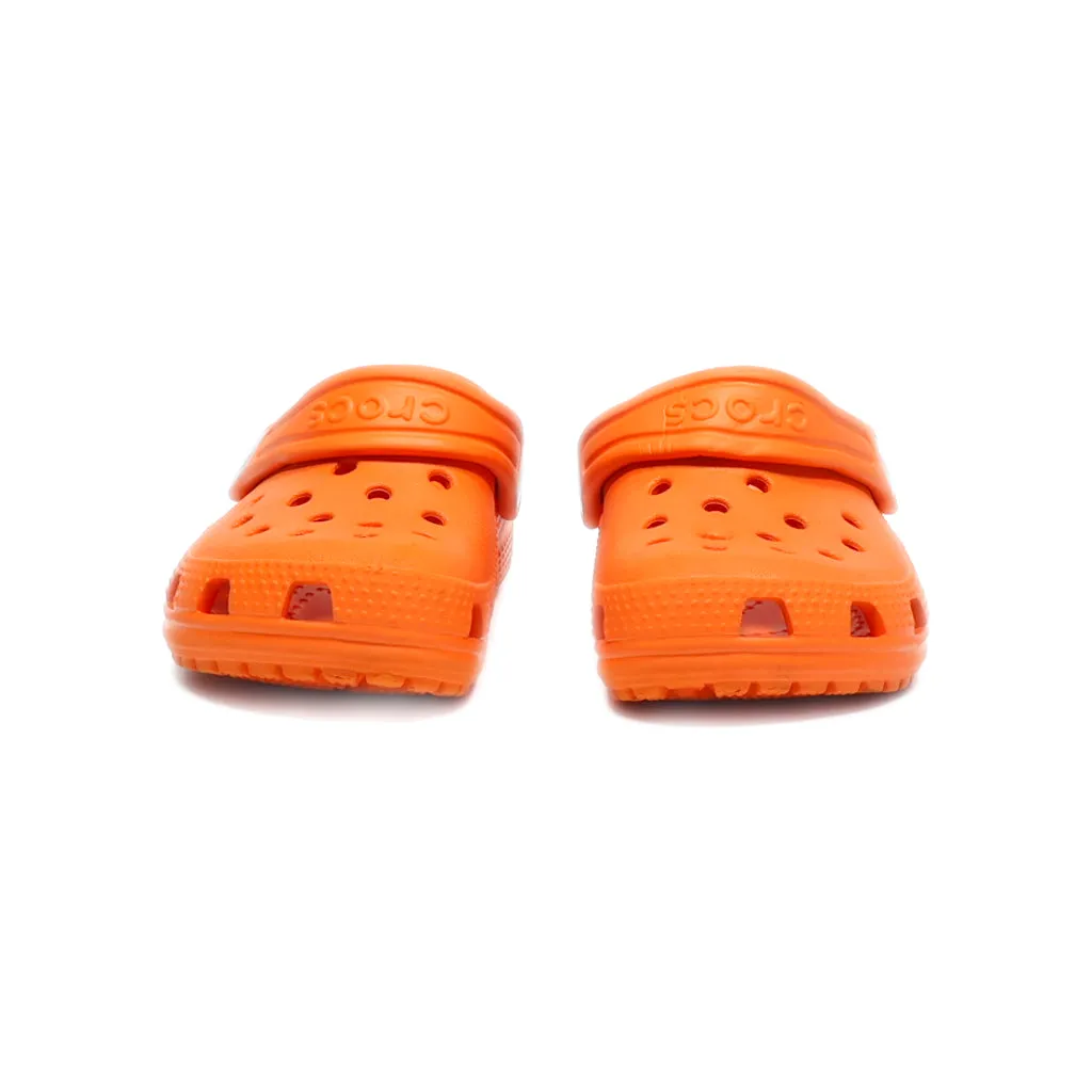 Crocs Clogs Rubber Orange Colour For Kids