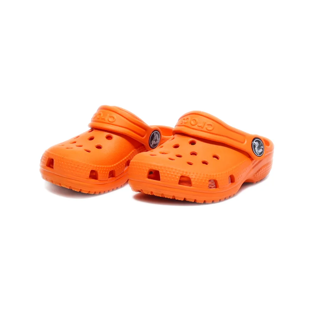 Crocs Clogs Rubber Orange Colour For Kids