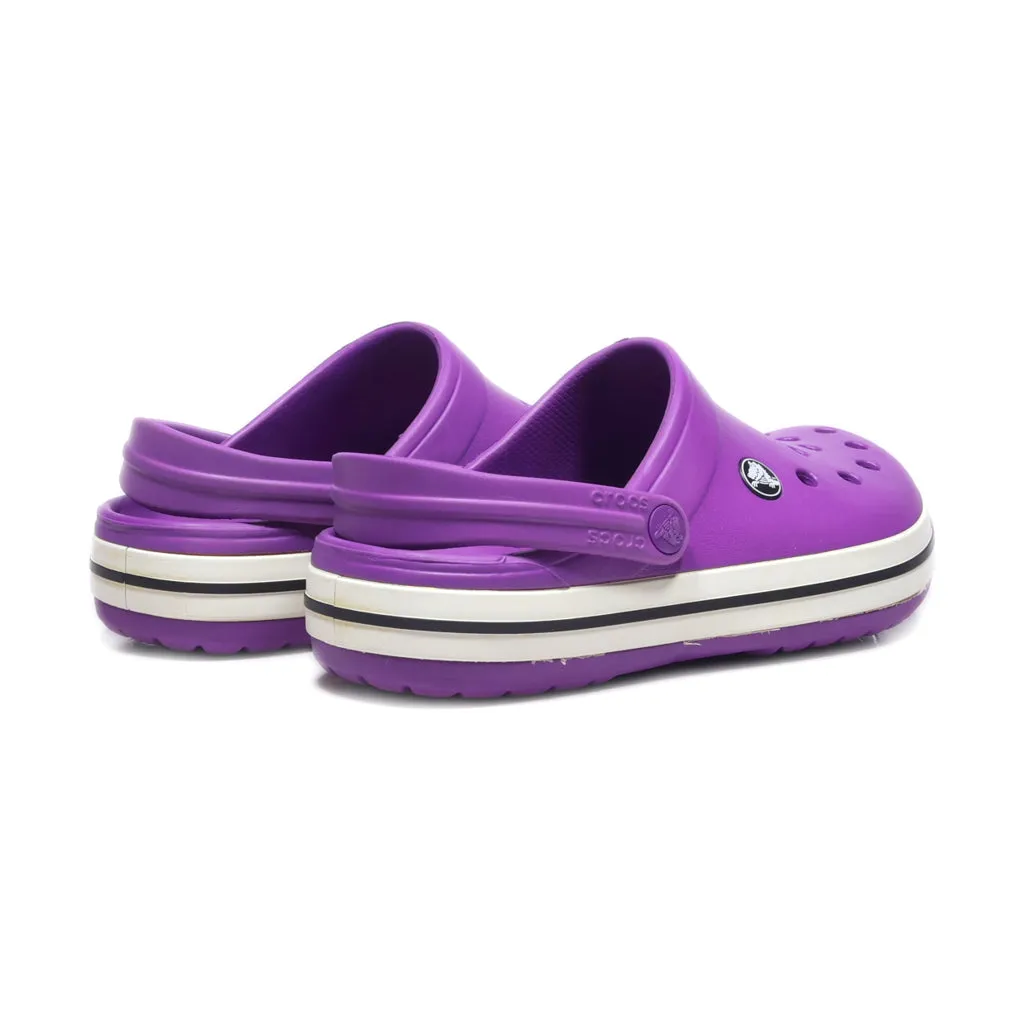 Crocs Clogs Rubber Purple Colour For Kids