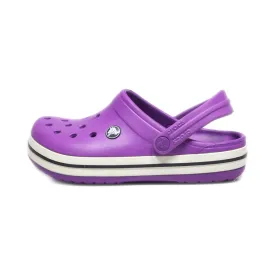 Crocs Clogs Rubber Purple Colour For Kids