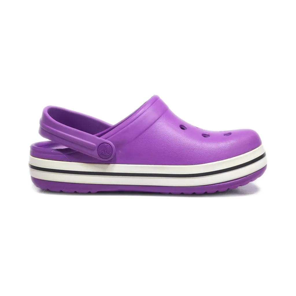 Crocs Clogs Rubber Purple Colour For Kids