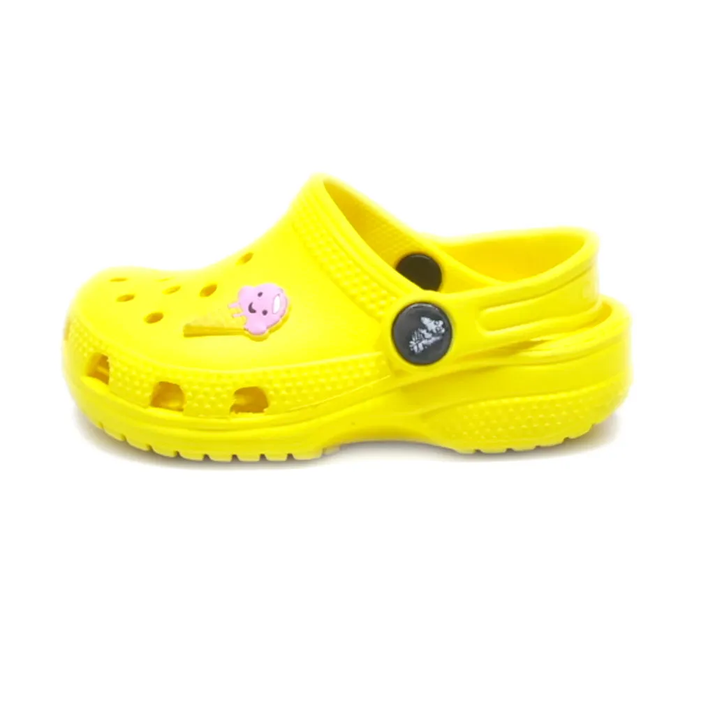 Crocs Clogs Rubber Yellow Colour For Kids