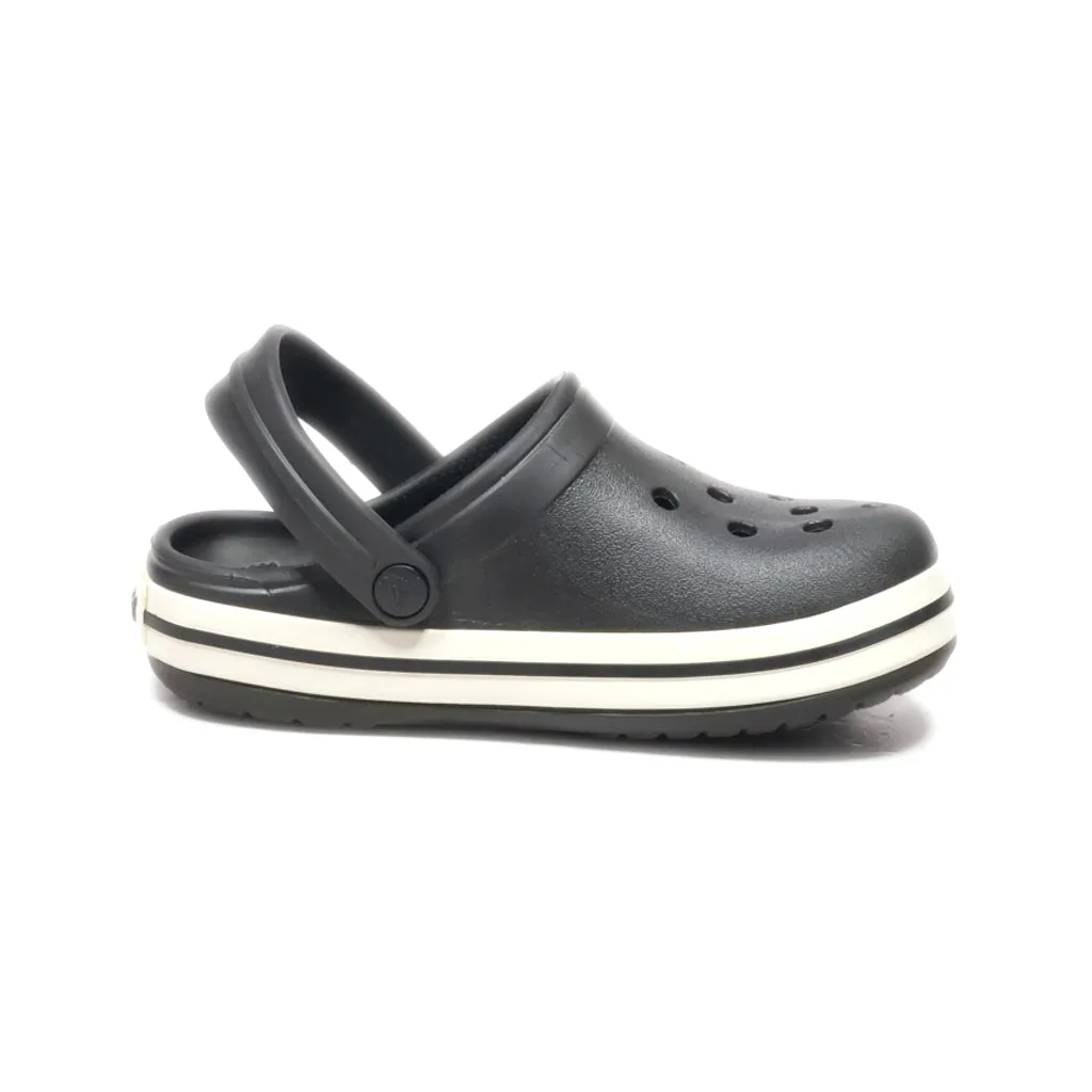 Crocs Crocband Clog Clogs Rubber Black Colour For Kids