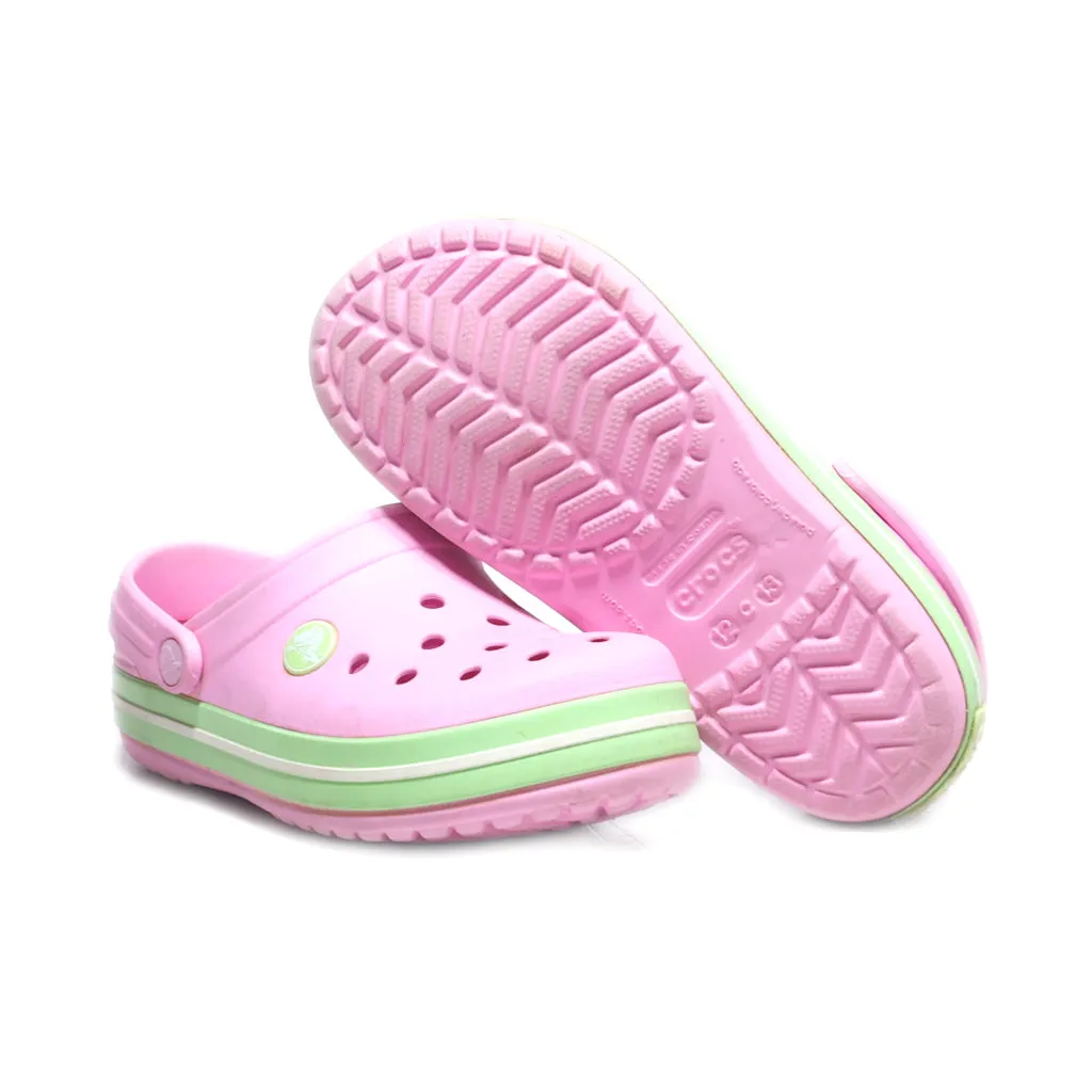 Crocs Crocband Clogs Rubber Pink Colour For Kids