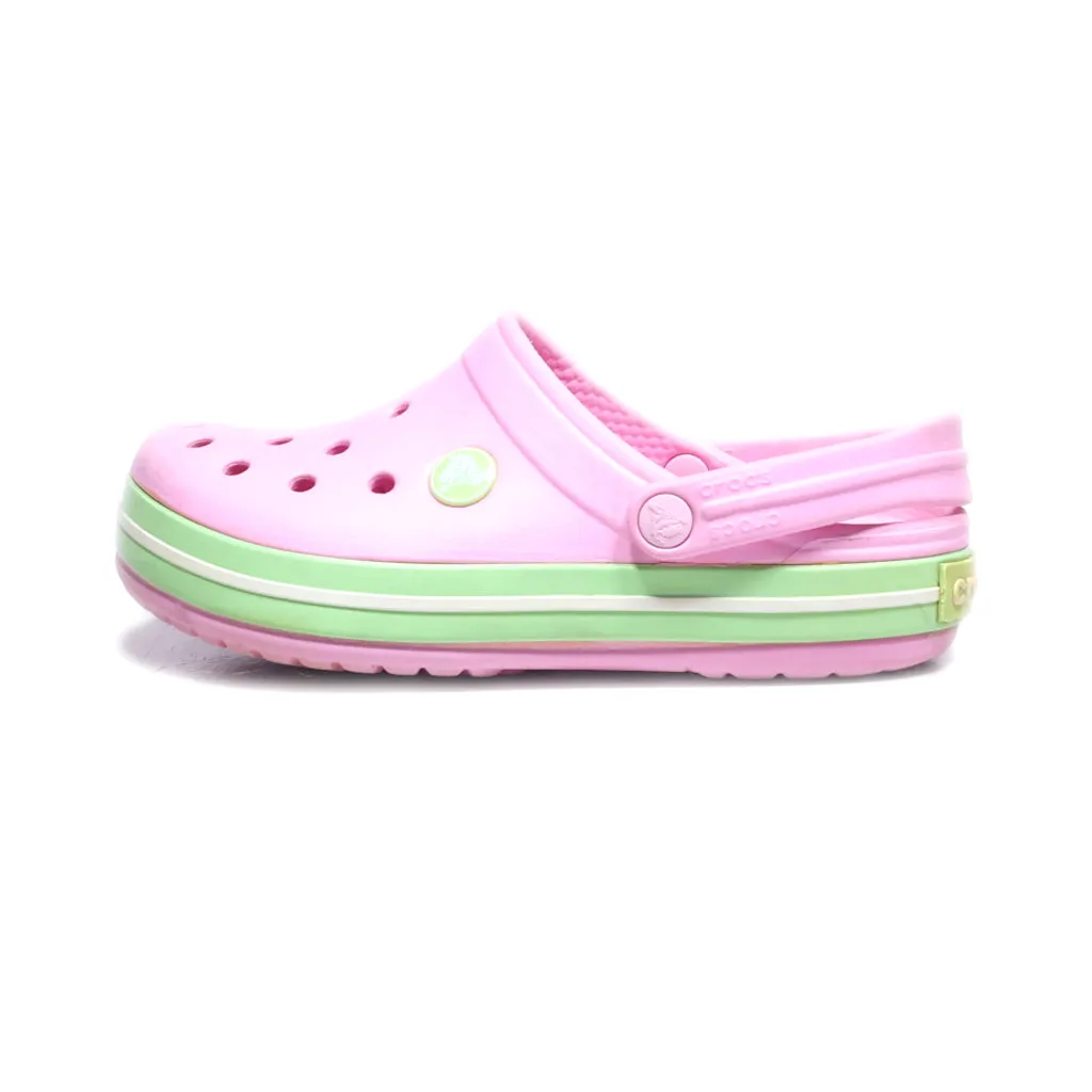 Crocs Crocband Clogs Rubber Pink Colour For Kids