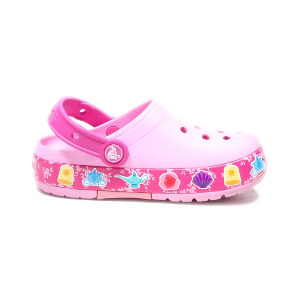 Crocs Fun Lab Princess Band Light Clogs Rubber Pink Colour For Kids