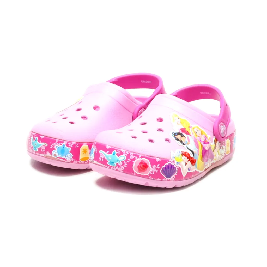 Crocs Fun Lab Princess Band Light Clogs Rubber Pink Colour For Kids