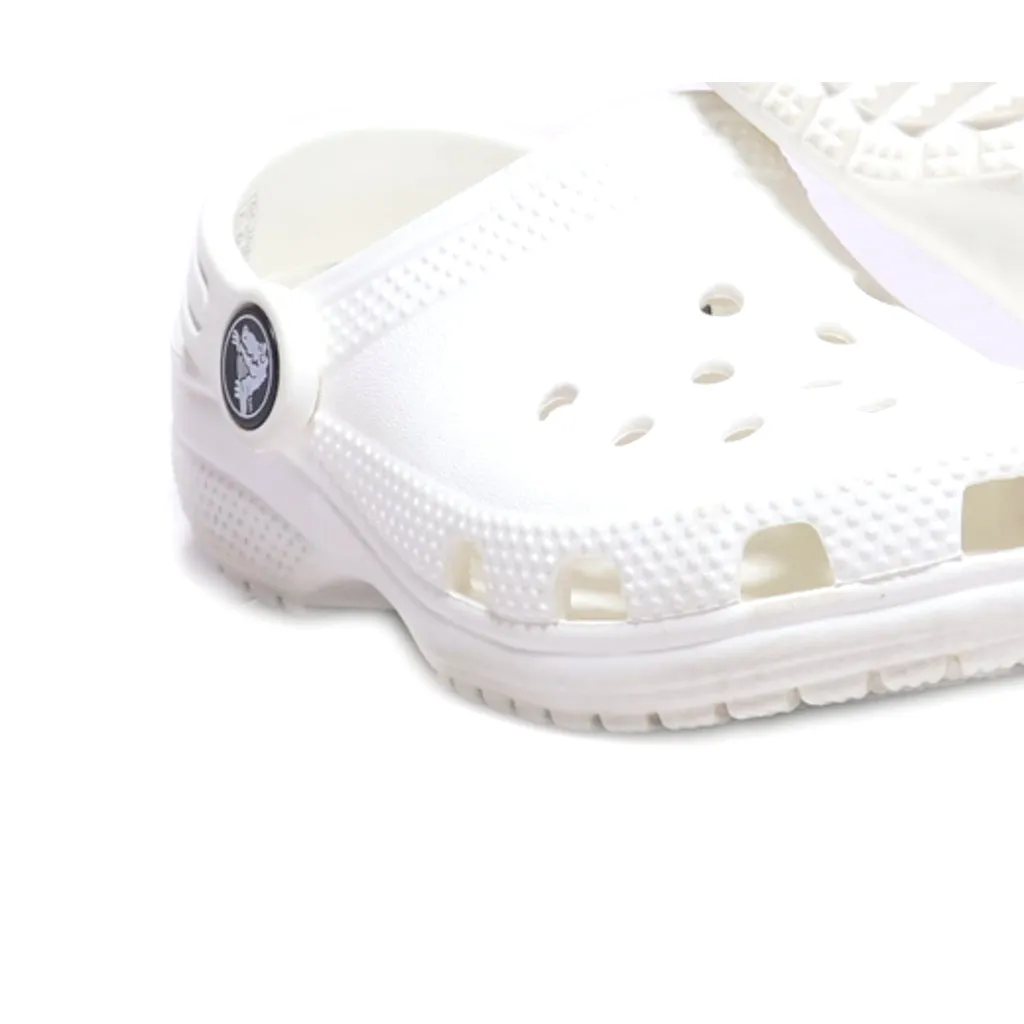 Crocs Sling Back Clogs Rubber White Colour For Kids