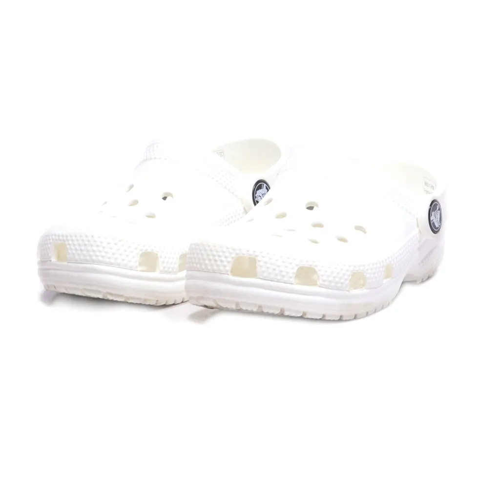 Crocs Sling Back Clogs Rubber White Colour For Kids