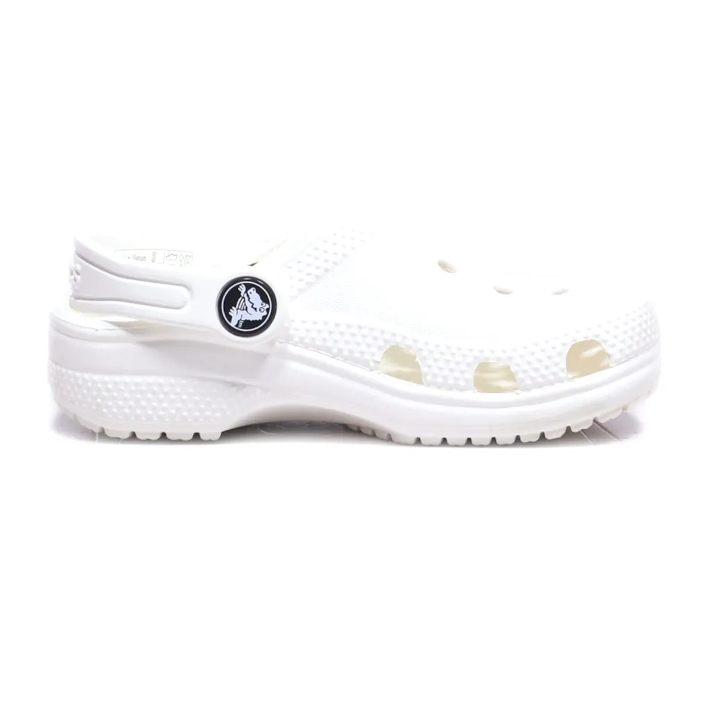 Crocs Sling Back Clogs Rubber White Colour For Kids