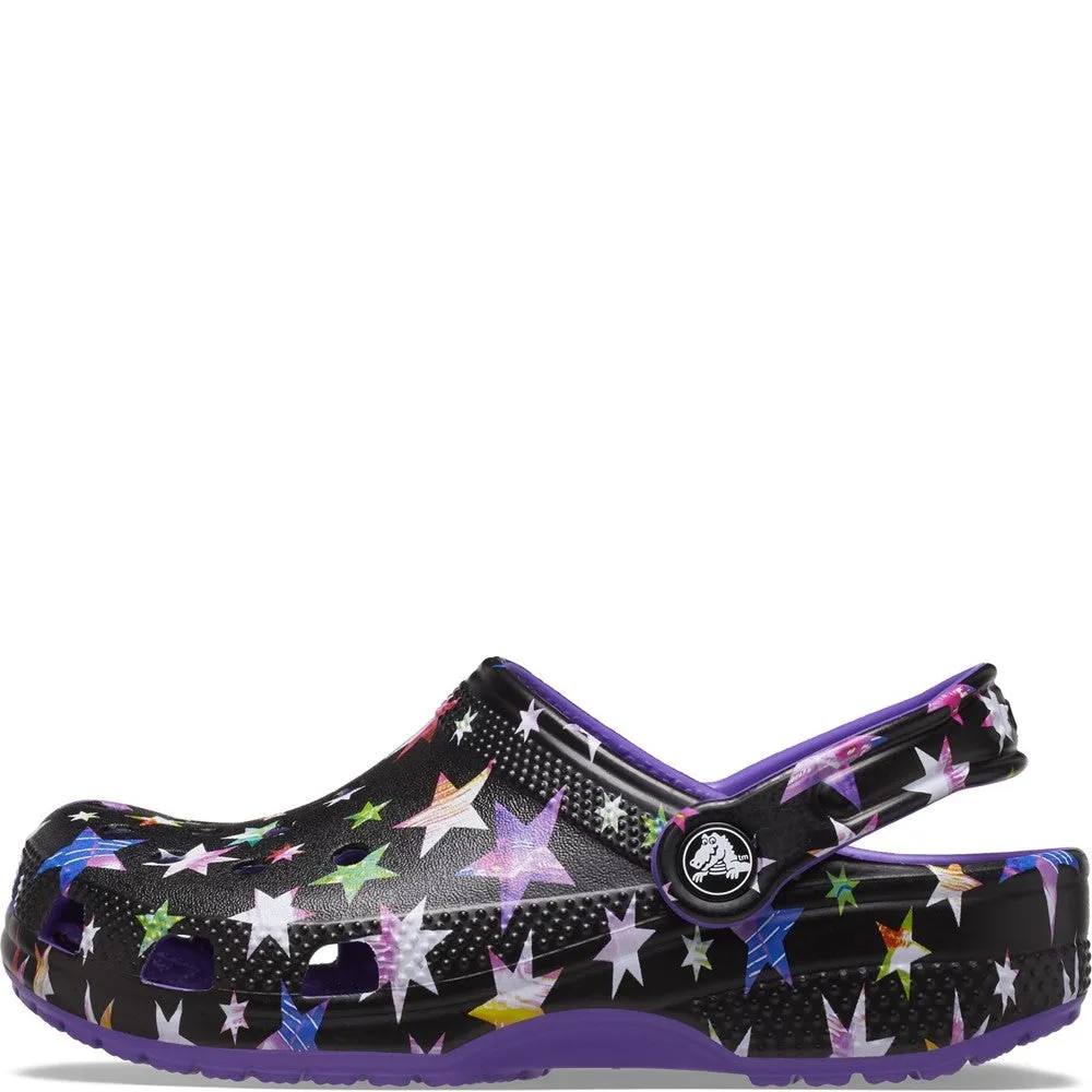 Crocs Toddler Classic Star Print Clog