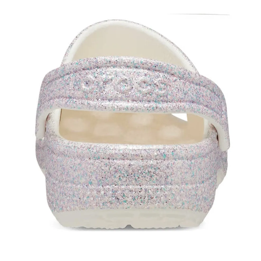 Crocs Toddlers - Pink Mystic Glitter Clog Classic K White