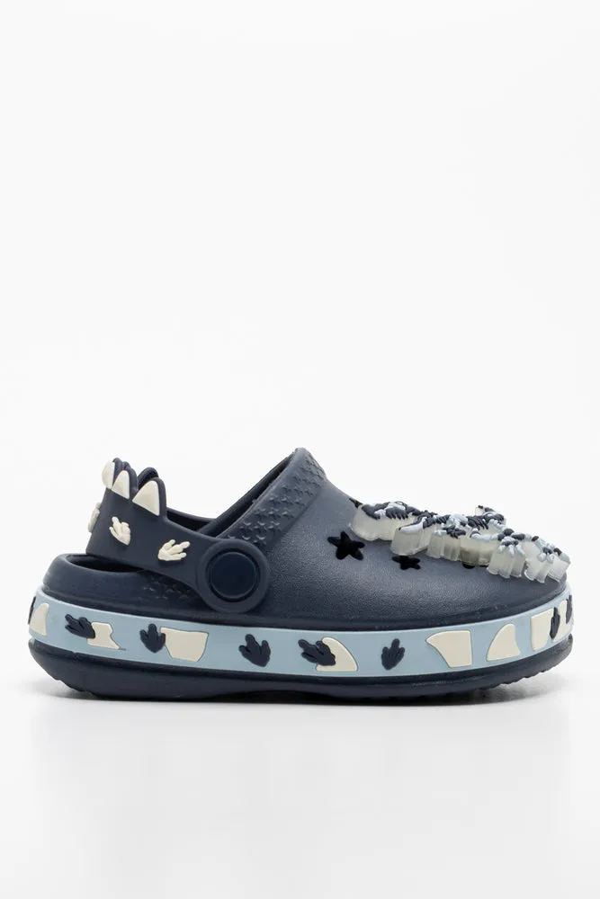 Dino Light Up Clog Navy