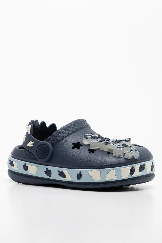 Dino Light Up Clog Navy