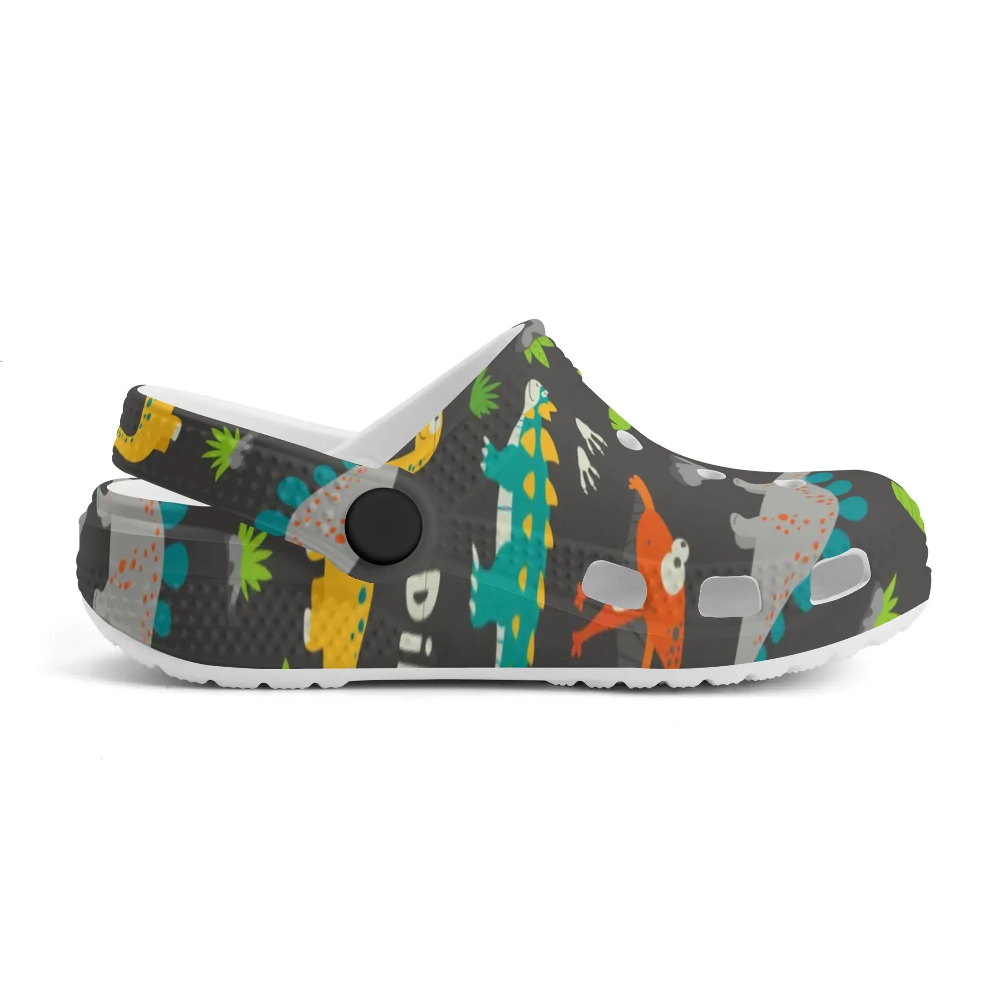 Dinosaur Clogs Kids All Over Printing Classic Sandals