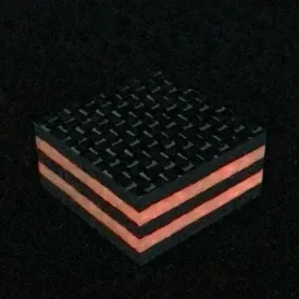 Double FIRE Glow Core Carbon Fiber- 1/2"- CarbonWaves