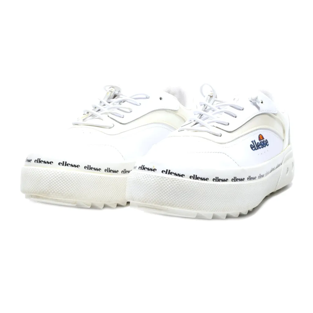 Ellesse Sport Shoes Leather White Colour For Women