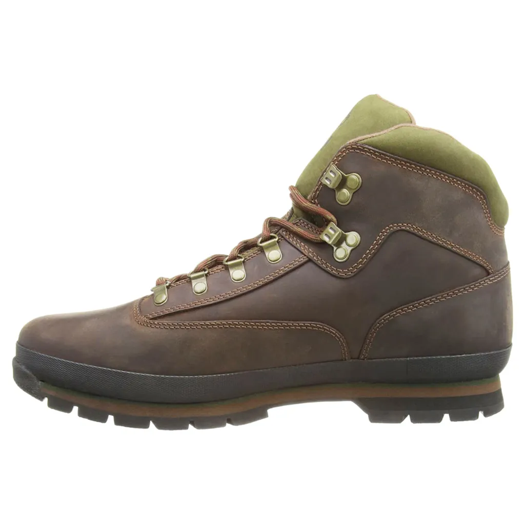 Euro Mid Hiker Leather Men's Closed-Toe Boots