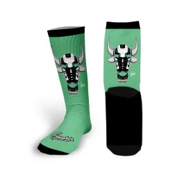 Green Glow War Bully Socks