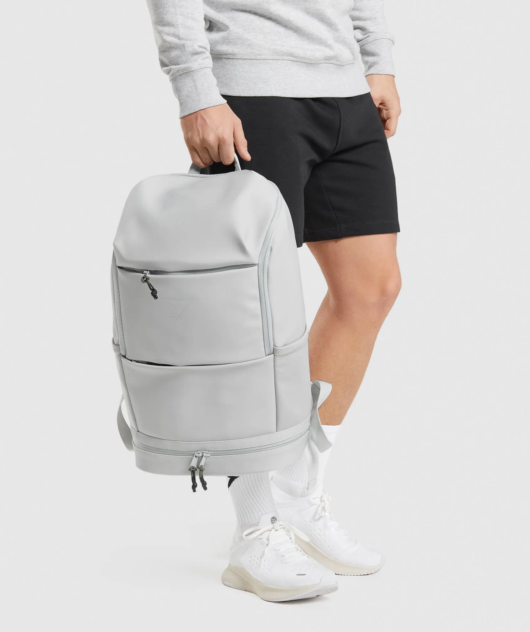 Gymshark Sleek Backpack - Light Grey