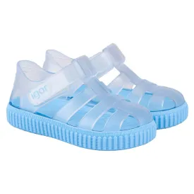 Igor Jellies Nico Cristal Sandal Baby Blue Sole and Clear Upper