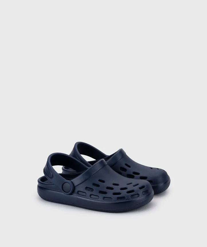 Igor: Sport Kids Slip-On Clogs - Marino Blue