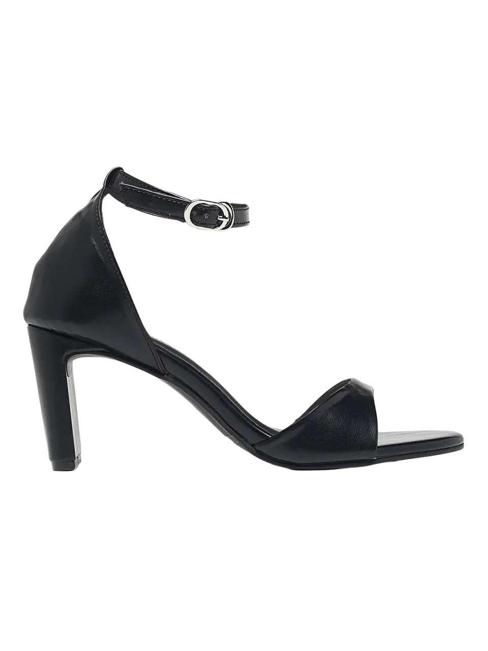 Karima Black Block Heels