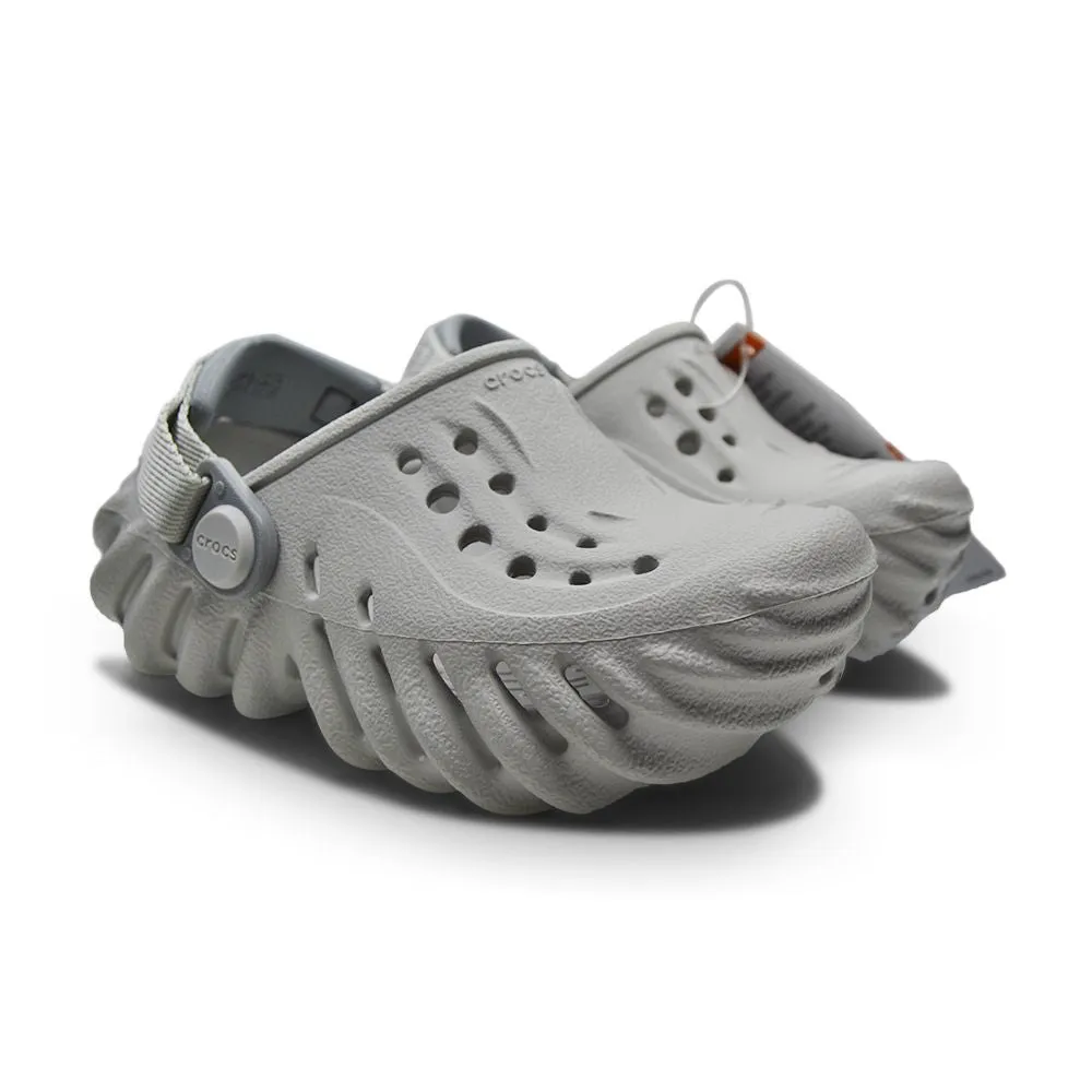 Kids Infants Crocs Echo Clog T - 208191 1FT - Atmosphere Grey