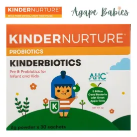 KinderNurture Kinderbiotics Probiotics, 30 Sachets x 2g. Exp: 06/25