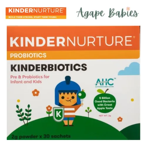 KinderNurture Kinderbiotics Probiotics, 30 Sachets x 2g. Exp: 06/25