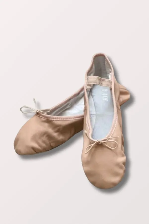 Ladies Dansoft Full Sole Leather Ballet Shoes - Pink